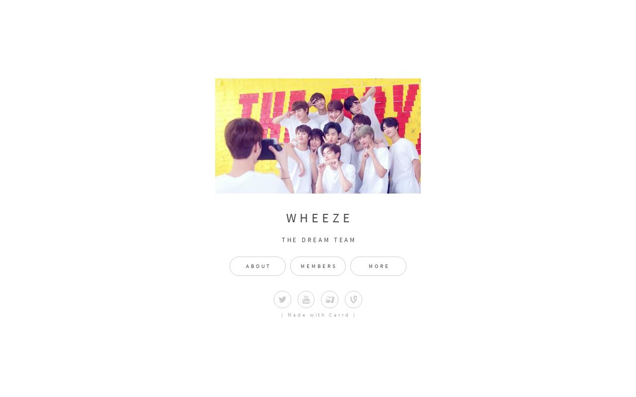 Carrd profile picture for @wheeze